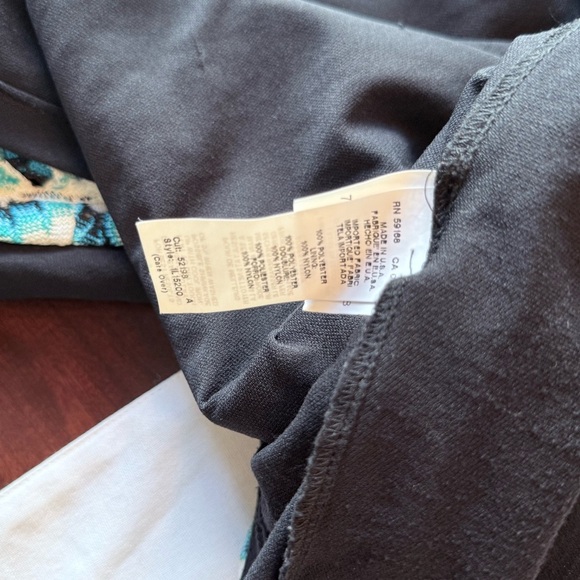 Karen Kane stretch crochet sleeveless vibrant teal and white mini dress size S - Picture 7 of 9